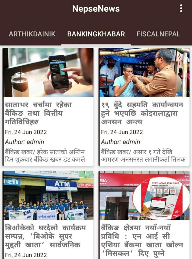 NEPSE News has a collection of news from multiple news portals