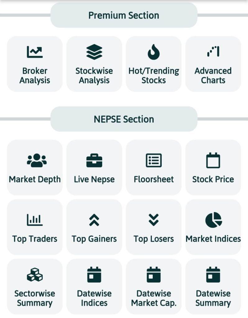 Dashboard screenshot of the Share Hub app