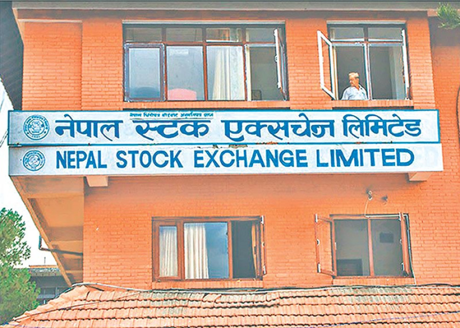 Official Website Screenshot of Nepal Stock Exchange. 