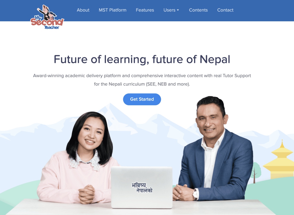 My second Teacher: Online Learning Platform in Nepal
